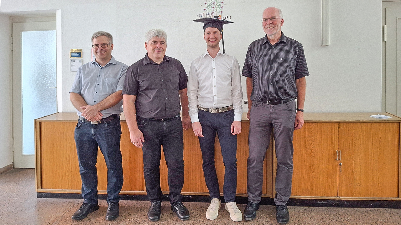 Franz Wagner and the doctoral committee 